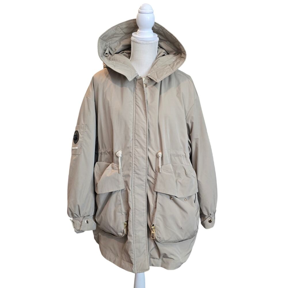 Women's Tan Oversize Winter Jacket Sz. 6